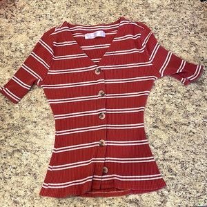 No Boundaries buttoned top- XS(1)